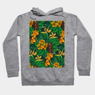 The jungle has eyes in green Hoodie